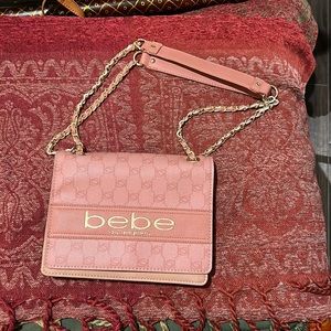 bebe pink crossbody bag. Y2k
